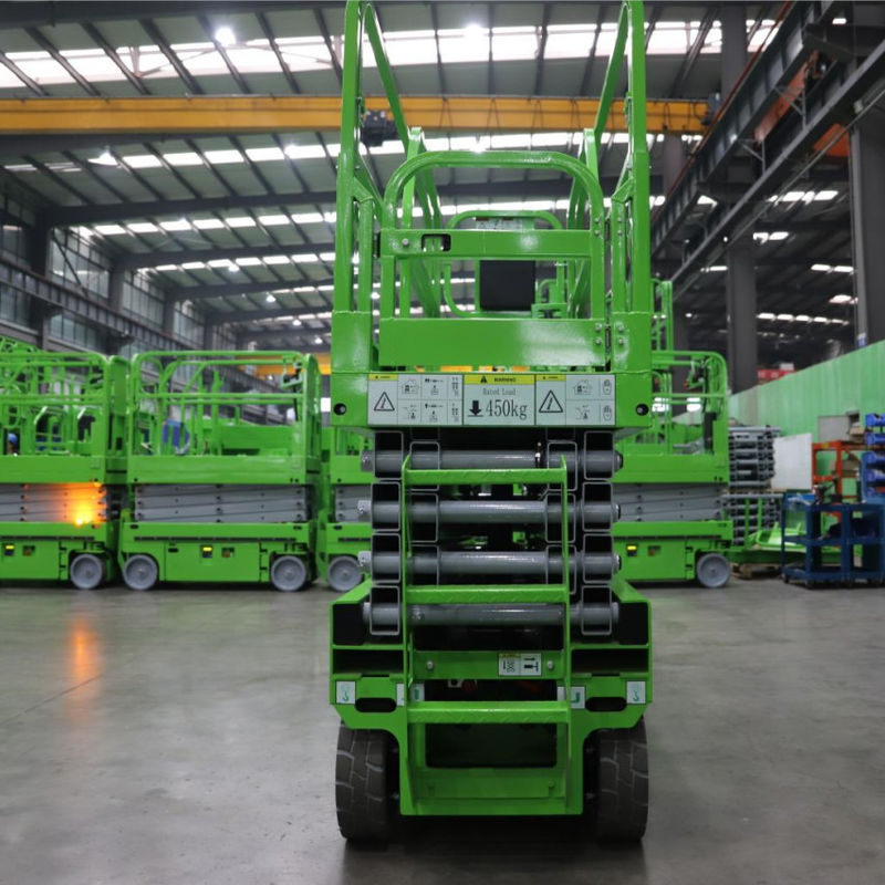 Wheelbase 1.87m Self-Propelled Scissor Lift Working Height 10.1m Personnel Lift